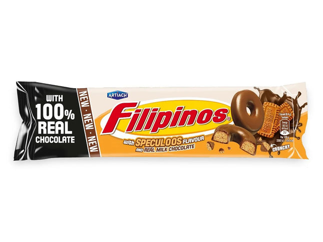 Filipinos Speculoos – Biscotti con Gusto Speziato e Cioccolato al Latte 128 g