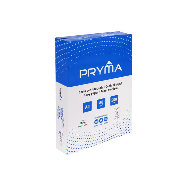 Carta per Fotocopie PRYMA A4 – 80 g/m² – 500 Fogli Alta Qualità