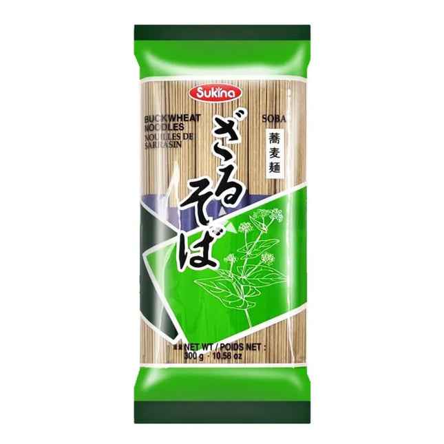 Sukina Soba – Noodles di Grano Saraceno 300g | Pasta Giapponese Tradizionale per Zaru Soba e Ramen Freddi