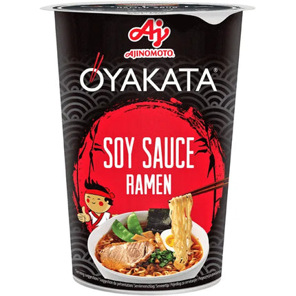 Oyakata Soy Sauce Ramen Cup 63 g – Japanische Instant-Ramen mit Sojasauce