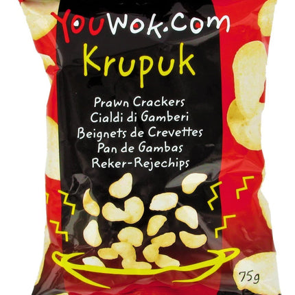 YouWok Krupuk – Chips di Gamberi Croccanti 75g