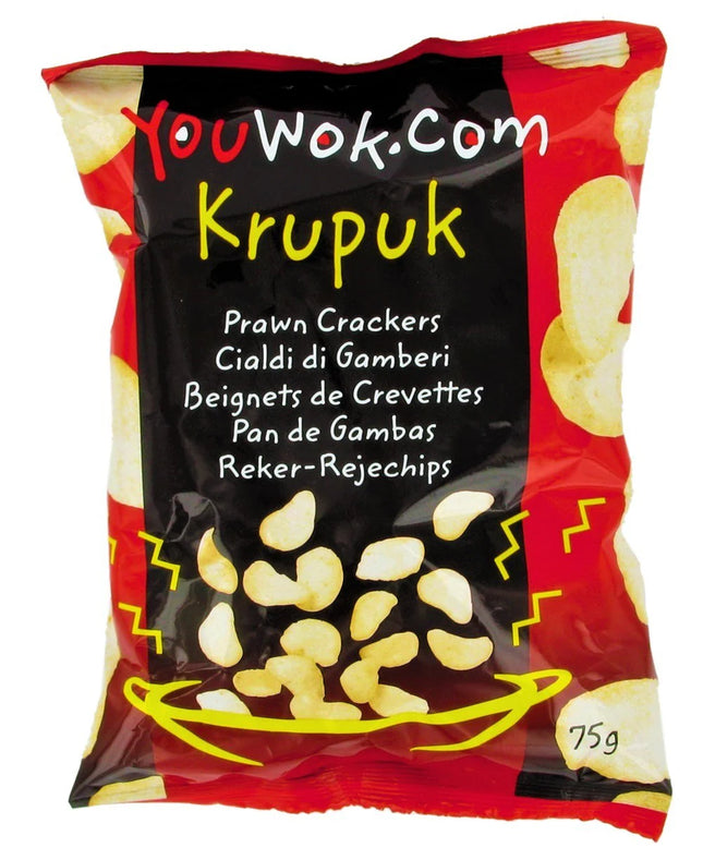 YouWok Krupuk – Chips di Gamberi Croccanti 75g