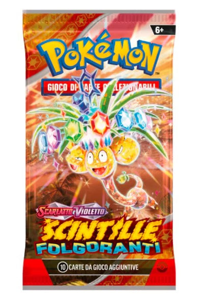 Pokémon Scarlatto E Violetto - Scintille Folgoranti - Bustina Singola 10 Carte (Ita)