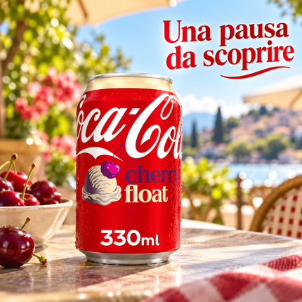 Coca-Cola Cherry Float 330ml – immagine 3