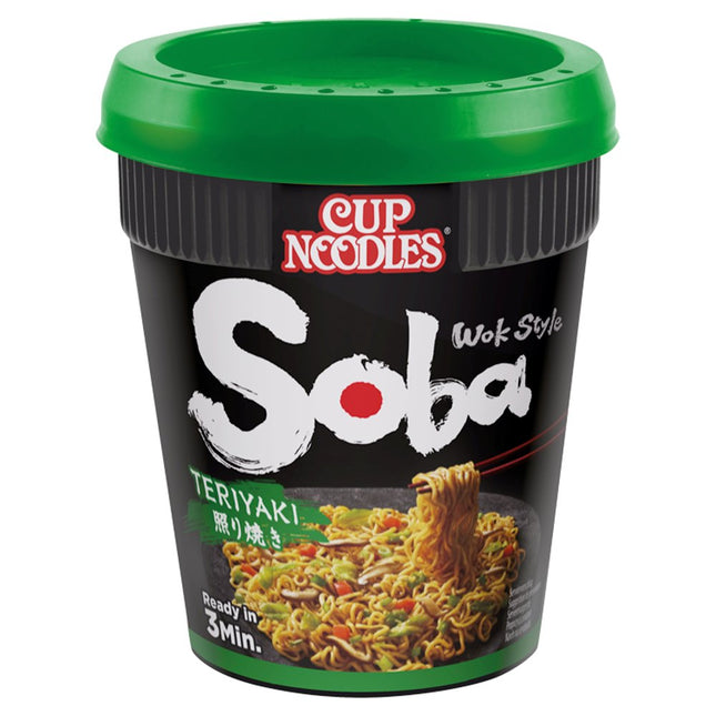 Cup Noodles Soba Wok Style Teriyaki - Japanese Instant Noodles 90 g