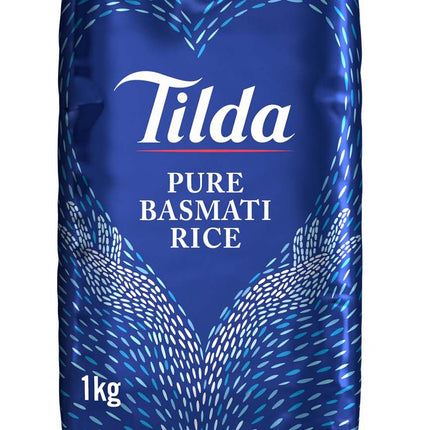 Tilda Pure Original Basmati Rice 1kg – Riso Basmati Premium a Chicco Lungo