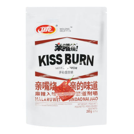 Snack Piccante "Kiss Burn" Weilong – Gusto Misto (260g)