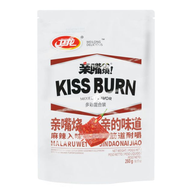 Snack Piccante "Kiss Burn" Weilong – Gusto Misto (260g)