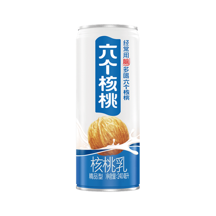 6 Walnuts Latte di Noce 240ml – Il gusto naturale della noce in una bevanda cremosa