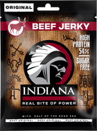 Indiana Beef Jerky Original 25g – Snack Proteico di Manzo ad Alto Contenuto Proteico
