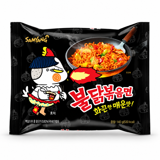 Samyang Buldak Original – Ramen Istantaneo Coreano Extra Piccante (140g) – immagine 1
