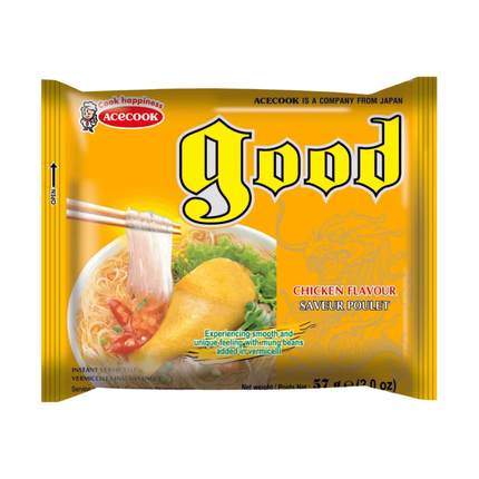 Acecook Good Chicken Flavour – Vermicelli Istantanei al Gusto Pollo 57 g
