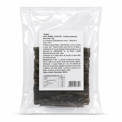 Alga Kombu Essiccata (Laminaria japonica) 50 g
