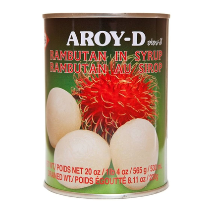 Aroy-D Rambutan in Sciroppo 565g – Frutto Tropicale Thailandese in Sciroppo