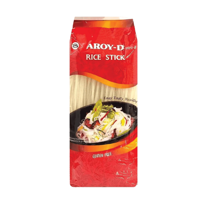 Aroy-D Rice Stick Noodles Gluten Free 3mm 454g