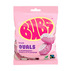 BUBS Sour Ovals Strawberry Vanilla – Caramelle Gommose Acide Fragola e Vaniglia 90 g