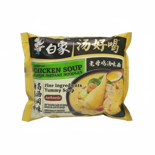 Baixiang Chicken Soup Flavor Instant Noodles 90 g