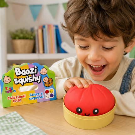 Baozi Squishy Ravioli Cinesi – Squishy Antistress Colore a Sorpresa