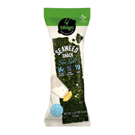 Bibigo Seaweed Snack Sea Salt – Snack di Alghe Coreane 4g