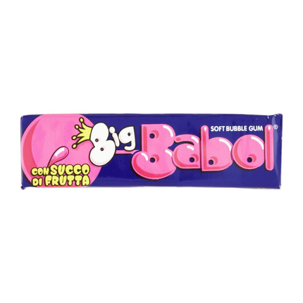 Big Babol Soft Bubble Gum alla Frutta – Chewing Gum Morbido 37g