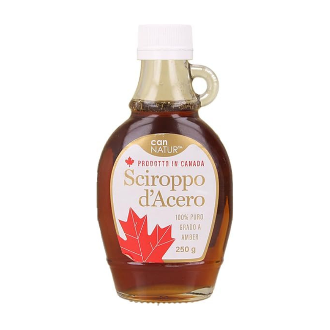 Can Natur 100% Pure Grade A Amber Maple Syrup 250 g
