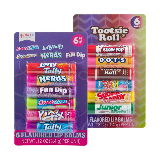Candy Shop Lip Balm Set 6 Pezzi – Balsami Labbra Aromatizzati Assortiti