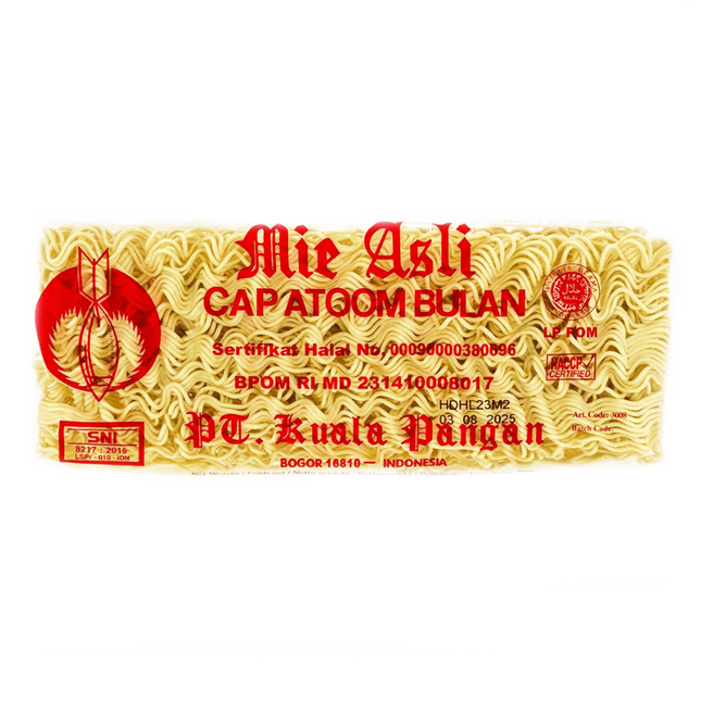 Cap Atom Bulan Mie Asli – Noodles Indonesiani Halal 200 g