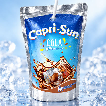 Capri-Sun Cola 200 ml – Getränk mit Cola-Geschmack ohne Koffein