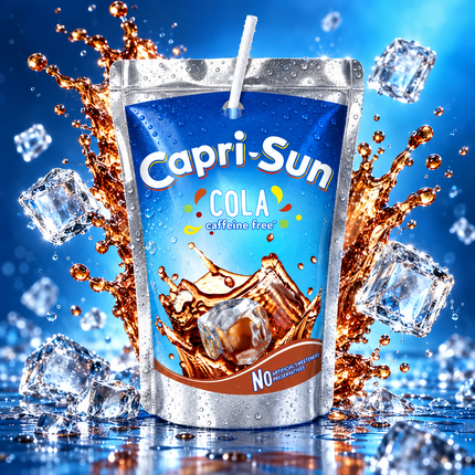 Capri-Sun Cola 200 ml – Getränk mit Cola-Geschmack ohne Koffein