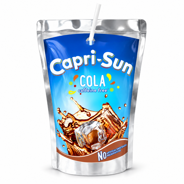 Capri-Sun Cola 200 ml – Getränk mit Cola-Geschmack ohne Koffein