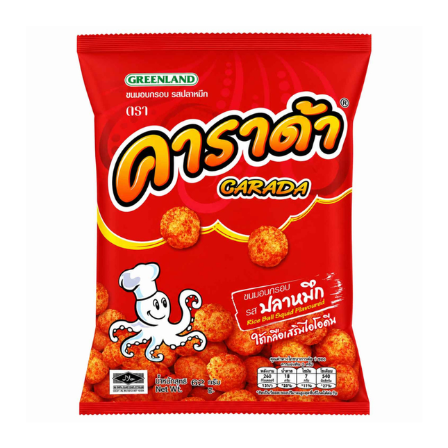 Carada Rice Ball Squid Flavour 62 g