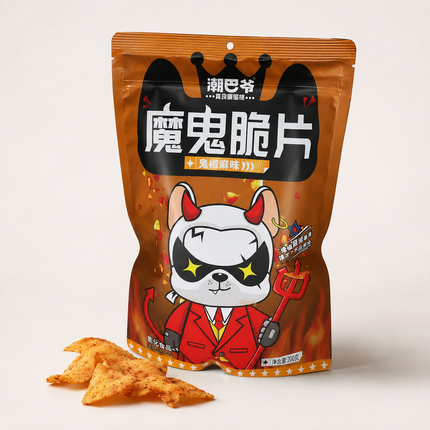 Chao Ba Ye Teufel knusprige Chips mit Ghost Pepper Mala – 200 g