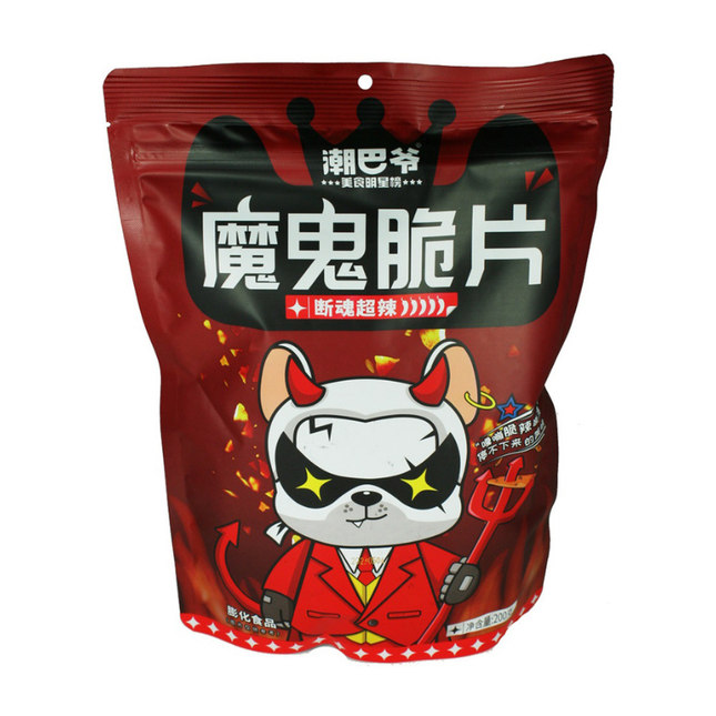 Chaobaye Devil Chips Super Spicy – Snack Croccante Extra Piccante 200 g