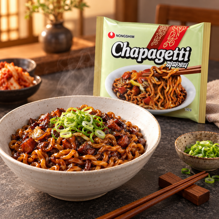 Nongshim Chapagetti Korean Black Bean Noodles 140 g