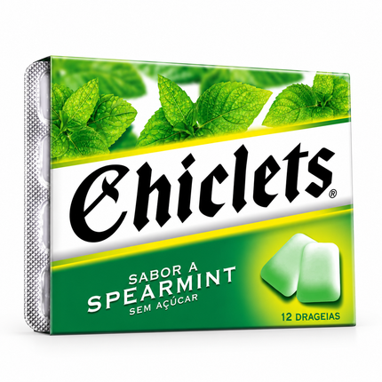 Chiclets Spearmint – 绿薄荷味口香糖 16.5克