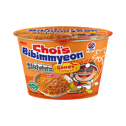 Choi’s Bibimmyun Gouda Cheese Spicy – Noodles Coreani Piccanti al Formaggio Gouda 119 g