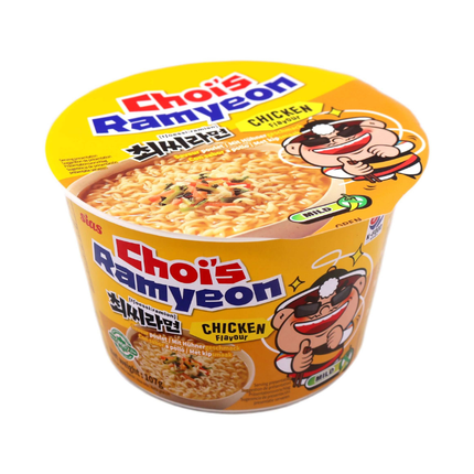 Choi’s Ramyeon Chicken Flavour Mild – Ramen Istantaneo Coreano al Pollo Cup 107 g
