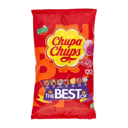 Chupa Chups The Best Of – Lecca Lecca Gusti Assortiti 120 Pezzi – 1440 g