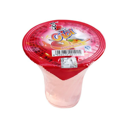 Cici Jelly Drink Pesca 218g – Gelatina da Bere al Gusto Pesca con Nata de Coco