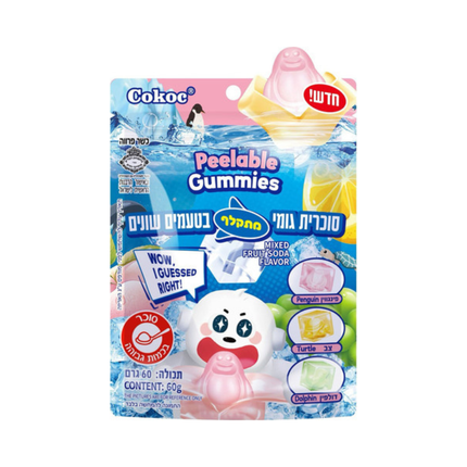 Cokoc Peelable Gummies Mixed Fruit Soda (60 g)