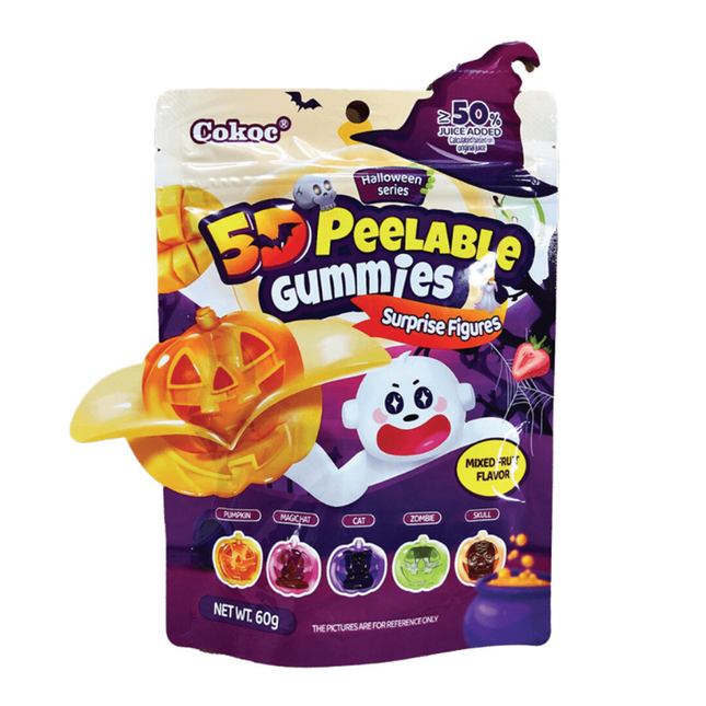 Cokoc 5D Peelable Gummies Halloween Series 60 g