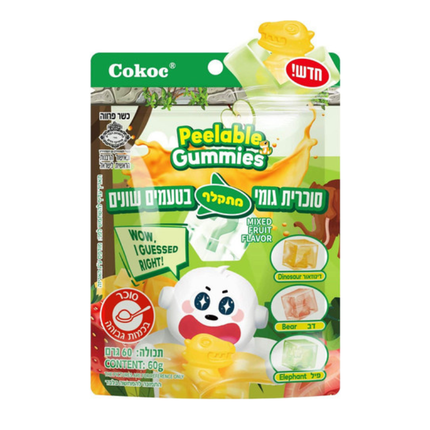 Cokoc Peelable Gummies Mixed Fruit Flavor 60 g