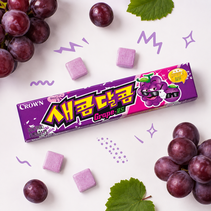 Crown Saekom Dalkom Caramelle Morbide al Gusto Uva – 29 g