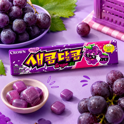 Crown Saekom Dalkom Caramelle Morbide al Gusto Uva – 29 g