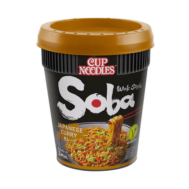 Cup Noodles Soba Wok Style Japanese Curry – Instant Noodles Japanese Curry 90 g