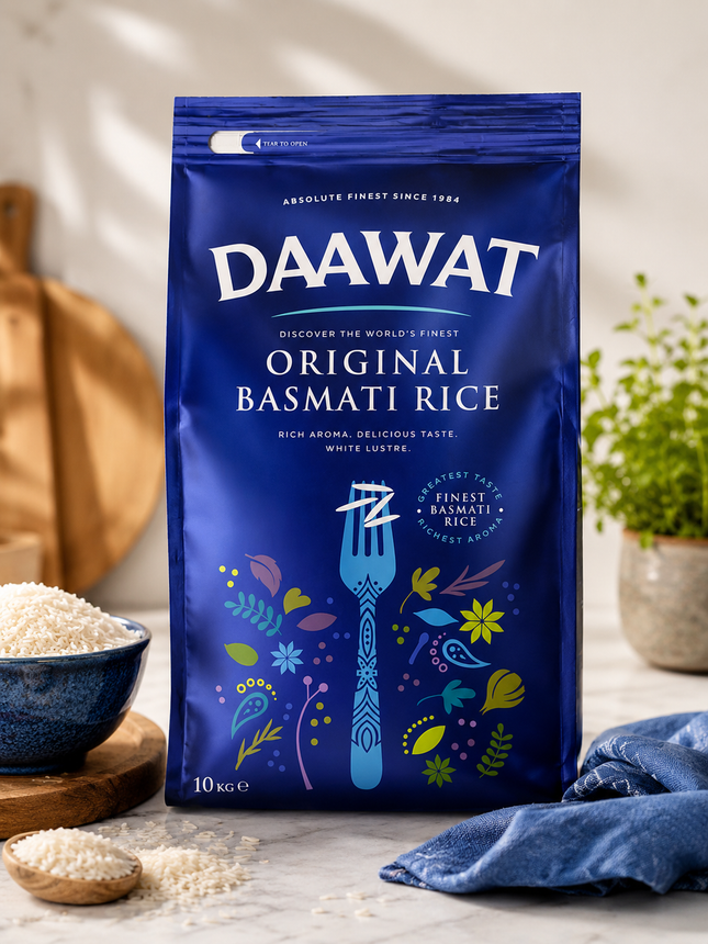 Daawat Original Basmati Rice 10kg – Premium Langkorn-Basmatireis