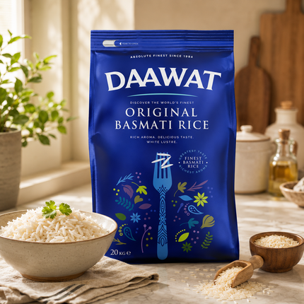 Daawat Original Basmati Rice 20kg – Riso Basmati Premium a Chicco Lungo