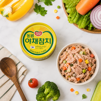Dongwon Yachae Chamchi – Koreanischer Thunfisch mit Gemüse 135 g
