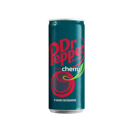Dr Pepper Cherry – Bevanda Gassata al Gusto Ciliegia (330 ml)