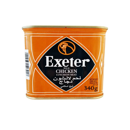 Exeter Halal Chicken – Carne di Pollo in Scatola 340g | Luncheon Meat Pronto da Gustare
